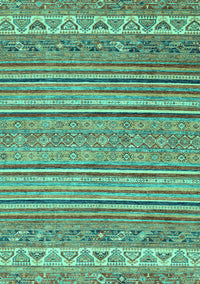 Abstract Turquoise Modern Rug, abs2469turq