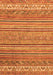 Abstract Orange Modern Rug, abs2469org