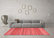 Modern Red Washable Rugs