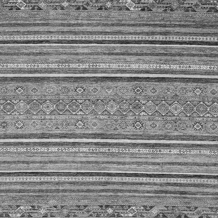 Machine Washable Abstract Gray Modern Rug, wshabs2469gry