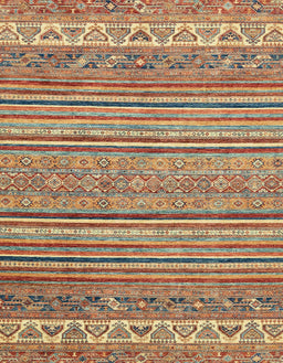 Abstract Chestnut Red Modern Rug, abs2469