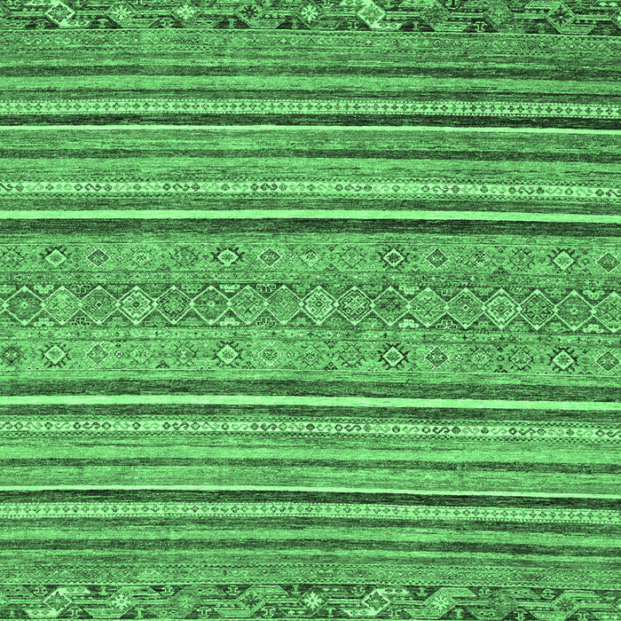 Machine Washable Abstract Emerald Green Modern Area Rugs, wshabs2469emgrn