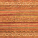 Square Abstract Orange Modern Rug, abs2469org