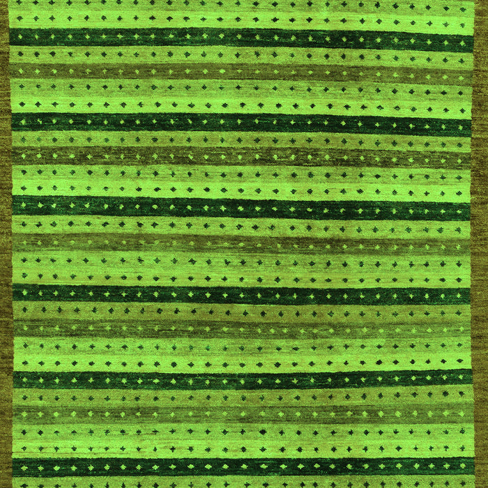 Abstract Green Modern Rug, abs246grn