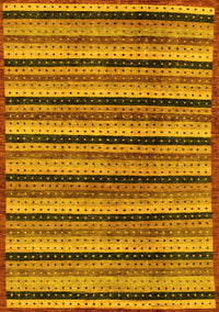 Abstract Yellow Modern Rug, abs246yw