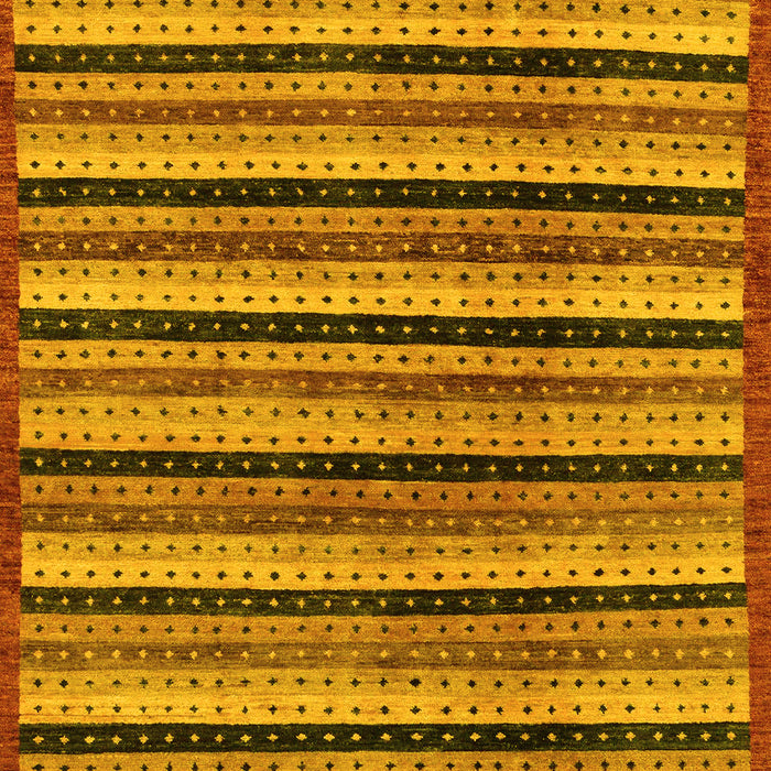 Abstract Yellow Modern Rug, abs246yw