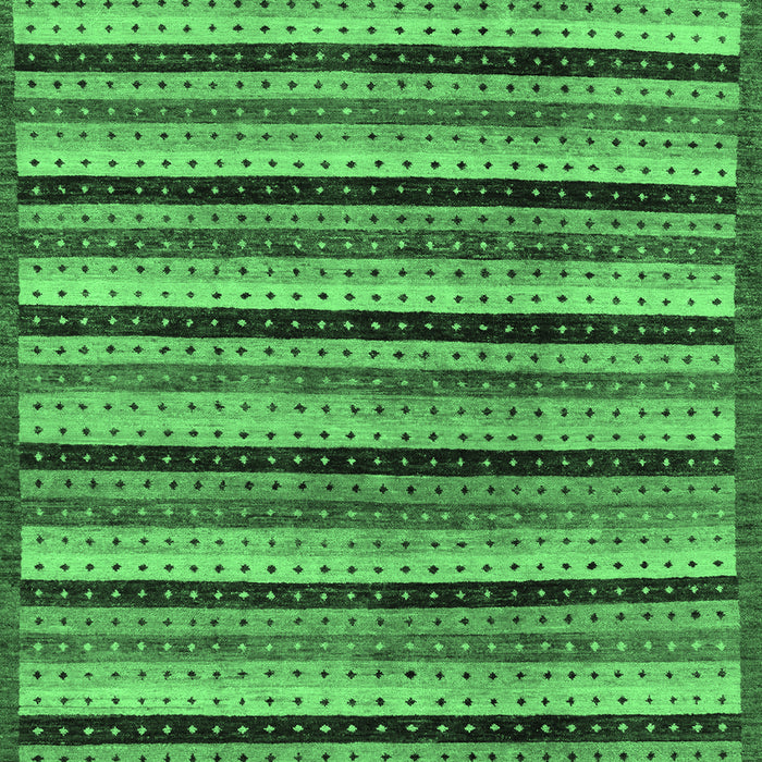 Machine Washable Abstract Emerald Green Modern Area Rugs, wshabs246emgrn