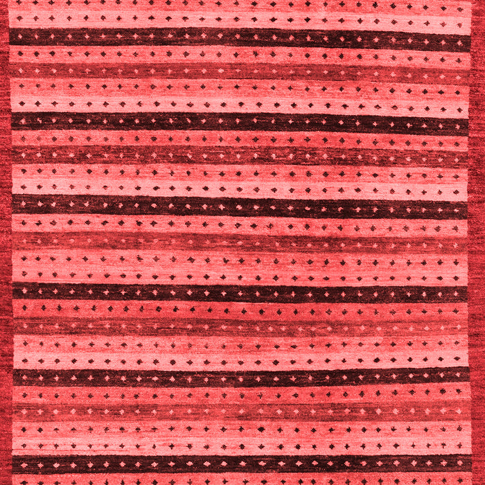 Abstract Red Modern Area Rugs
