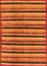 Abstract Orange Modern Rug, abs246org