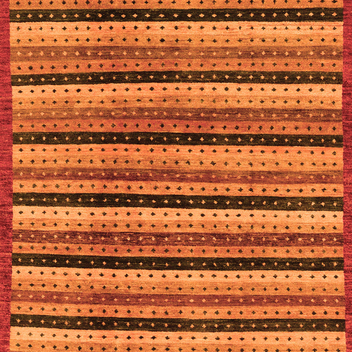 Abstract Orange Modern Rug, abs246org