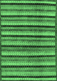 Abstract Emerald Green Modern Rug, abs246emgrn