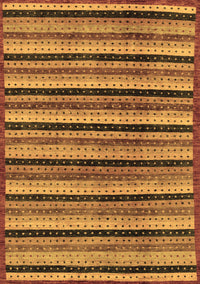 Abstract Brown Modern Rug, abs246brn