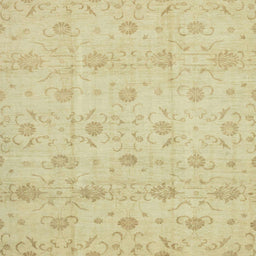 Square Machine Washable Abstract Brown Gold Rug, wshabs2470