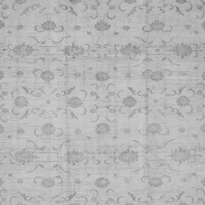 Square Oriental Gray Traditional Rug, abs2470gry