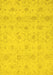 Oriental Yellow Traditional Rug, abs2470yw