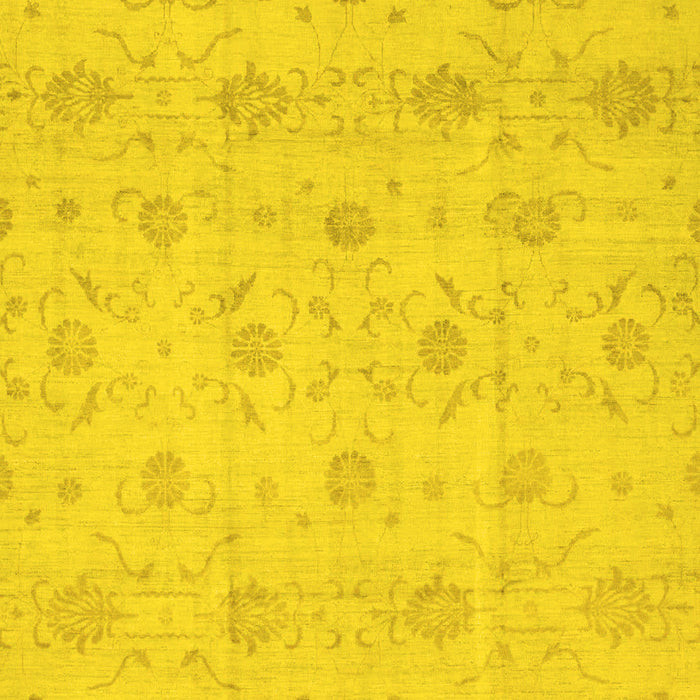 Oriental Yellow Traditional Rug, abs2470yw