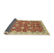 Sideview of Abstract Red Oriental Rug, abs2471