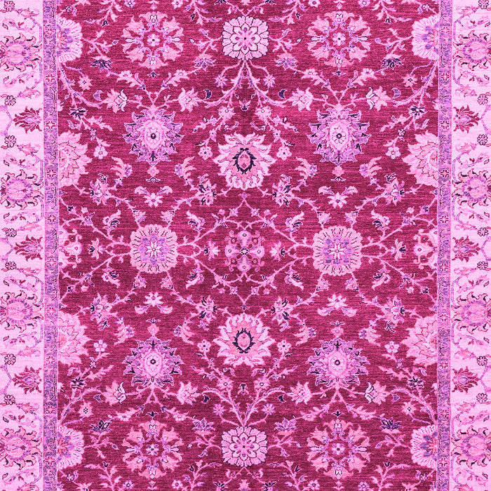 Machine Washable Oriental Pink Traditional Rug, wshabs2471pnk