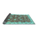 Sideview of Oriental Light Blue Traditional Rug, abs2471lblu