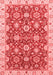 Oriental Red Traditional Area Rugs