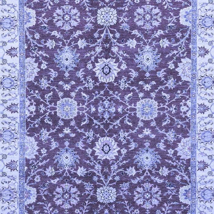 Machine Washable Oriental Blue Traditional Rug, wshabs2471blu