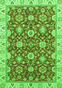 Oriental Green Traditional Rug, abs2471grn