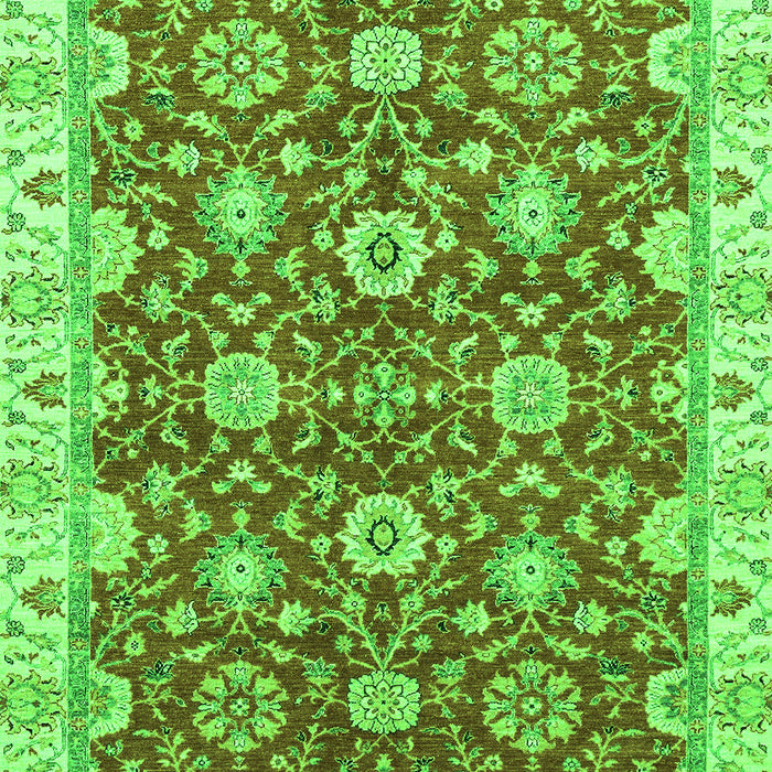 Oriental Green Traditional Rug, abs2471grn