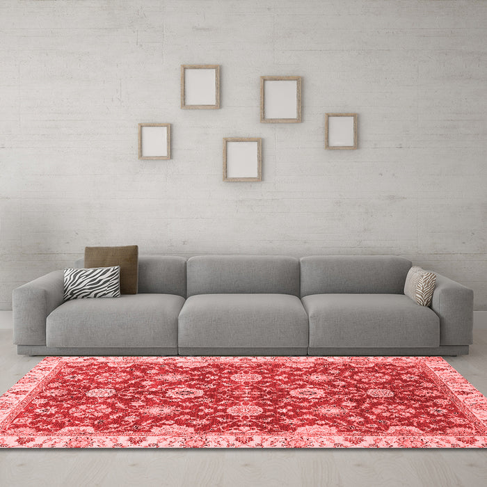 Traditional Red Washable Rugs