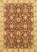 Machine Washable Oriental Brown Traditional Rug, wshabs2471brn