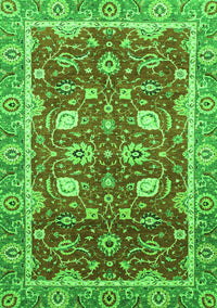 Oriental Green Traditional Rug, abs2472grn