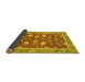 Sideview of Oriental Yellow Traditional Rug, abs2472yw