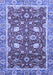 Machine Washable Oriental Blue Traditional Rug, wshabs2472blu