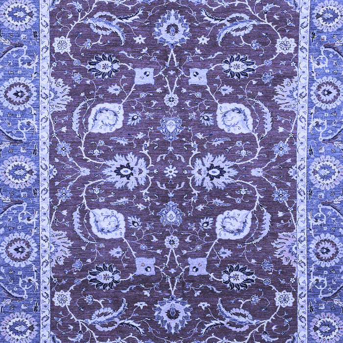 Machine Washable Oriental Blue Traditional Rug, wshabs2472blu