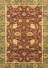 Machine Washable Oriental Brown Traditional Rug, wshabs2472brn