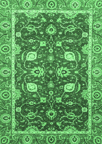 Oriental Emerald Green Traditional Rug, abs2472emgrn