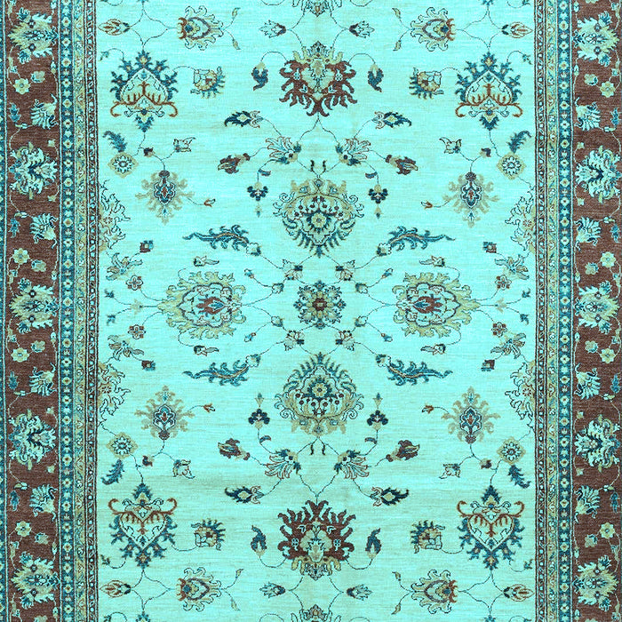 Oriental Light Blue Traditional Rug, abs2473lblu