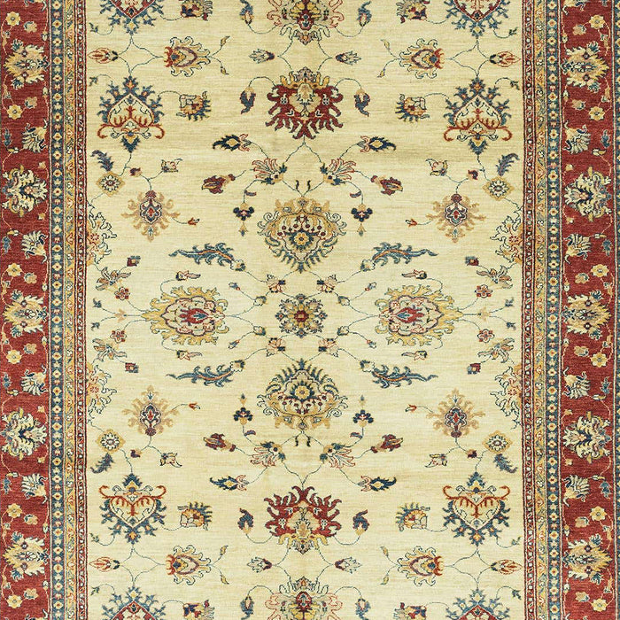 Machine Washable Abstract Brown Gold Rug, wshabs2473