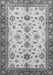 Machine Washable Oriental Gray Traditional Rug, wshabs2473gry