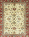 Abstract Brown Gold Oriental Rug, abs2473