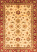 Machine Washable Oriental Orange Traditional Area Rugs, wshabs2473org