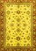 Oriental Yellow Traditional Rug, abs2473yw