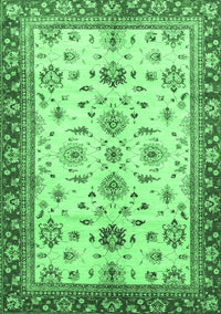 Oriental Emerald Green Traditional Rug, abs2473emgrn