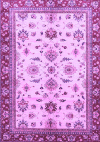 Oriental Purple Traditional Rug, abs2473pur