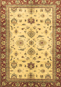 Oriental Brown Traditional Rug, abs2473brn