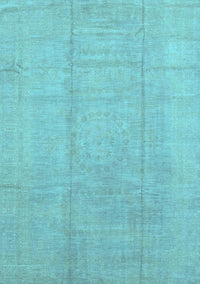 Abstract Light Blue Modern Rug, abs2474lblu