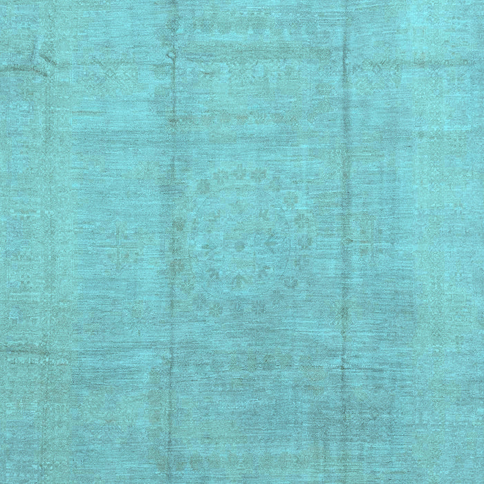 Abstract Light Blue Modern Rug, abs2474lblu