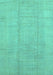 Abstract Turquoise Modern Rug, abs2474turq