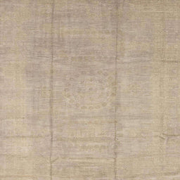 Square Machine Washable Abstract Camel Brown Rug, wshabs2474