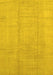 Abstract Yellow Modern Rug, abs2474yw