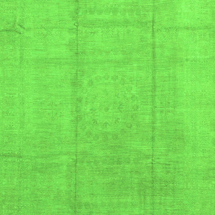 Machine Washable Abstract Green Modern Area Rugs, wshabs2474grn